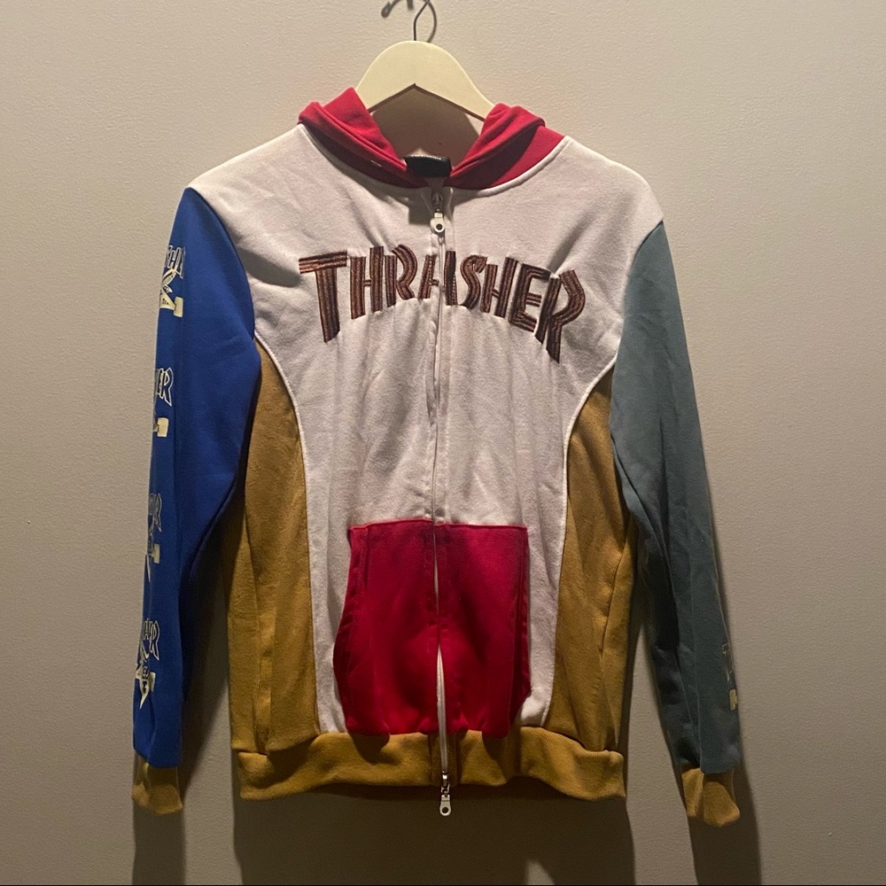 Thrasher multi color hoodie